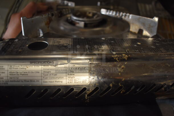 12133K Portable Butane Gas Stove in Black Case With One Burner. 7,650 BTU. - Image 2 of 3