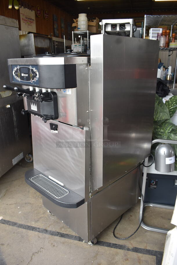 2012 Taylor C722N-27 Commercial Stainless Steel Electric Powered Air Cooling Soft Serve Ice Cream Machine With Bin Of Parts And Manual. 208-230V/1 Phase.  - Image 3 of 8