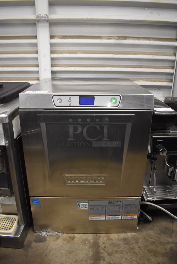 LATE MODEL! Hobart LXEC Commercial Stainless Steel Electric Powered Dishwasher. 120V/1 Phase. 