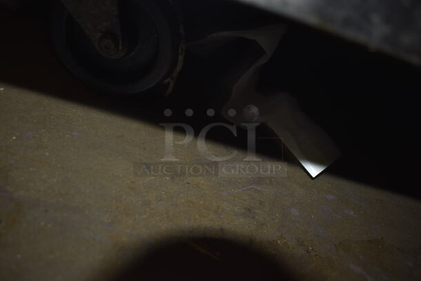 Turbo Air MST-60-24 Commercial Stainless Steel Mega Top Salad/Sandwich Prep Table With Drop-In Pans And Polycoated Racks With Two-Door Refrigerated Base on Commercial Casters. 115V. Tested and Working! - Image 9 of 9