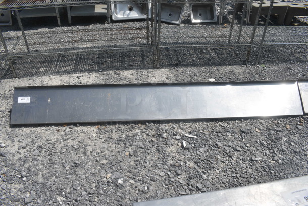 Stainless Steel Wall Mount Shelf with Brackets - Image 1 of 4