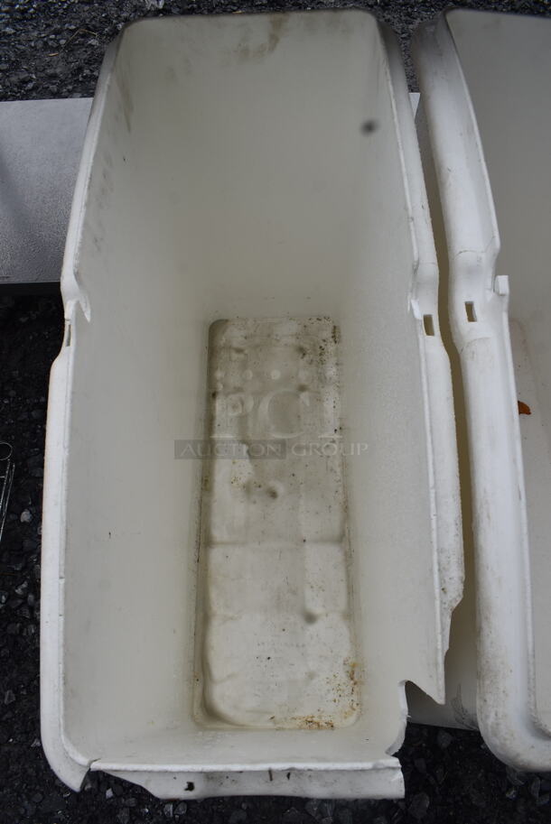 2 White Poly Food Bins on Wheels. 2 Times Your Bid! - Image 5 of 6