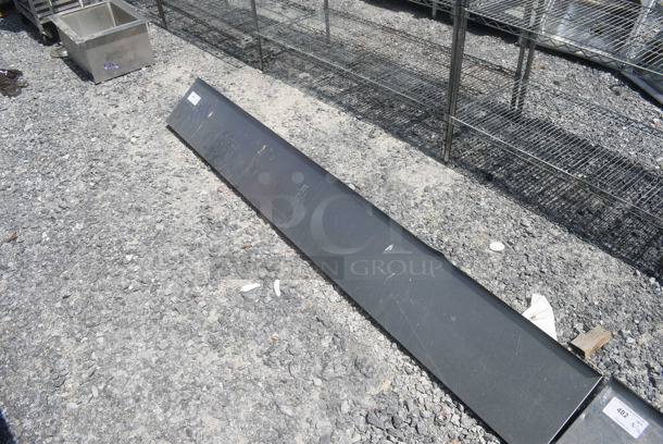 Stainless Steel Wall Mount Shelf with Brackets - Image 3 of 4