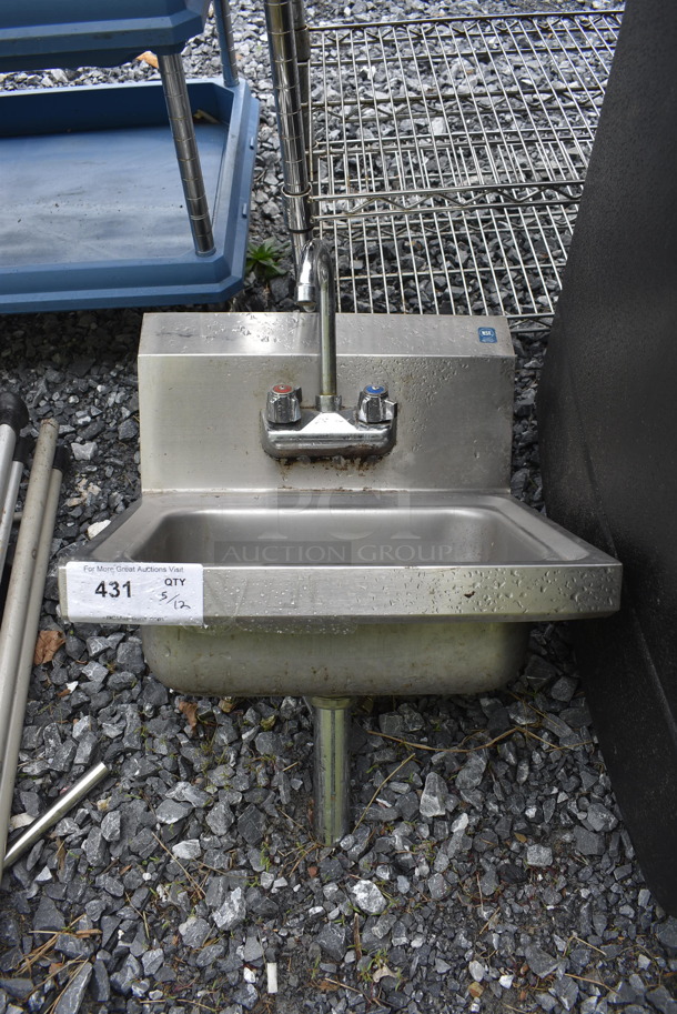 NSF Commercial Stainless Steel Hand Sink with Faucet