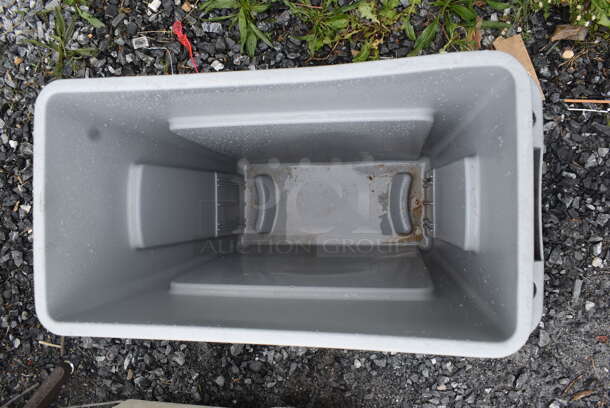 Rubbermaid Gray Commercial Poly Trash Bin - Image 4 of 4