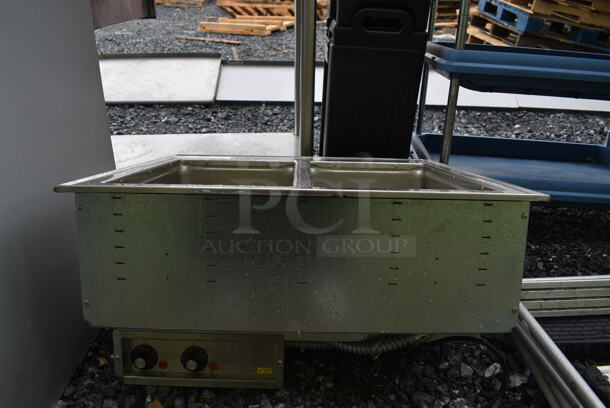 Vollrath 364007 Commercial Stainless Steel Two Compartment Hot Food Well with Thermostatic Controls. 208-240 Volts, 1 Phase. - Image 1 of 6