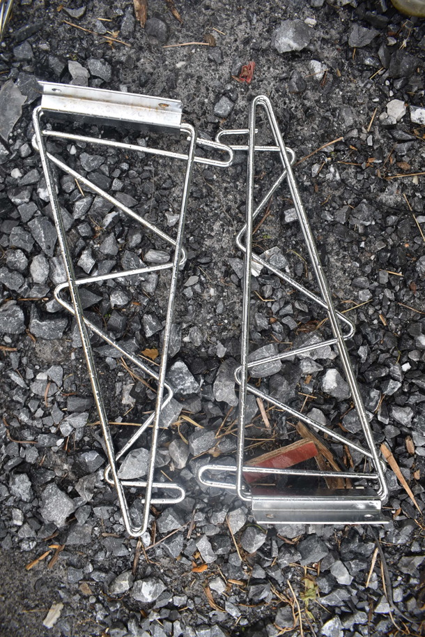 Metal Metro Shelf and Wall Mounts - Image 3 of 3