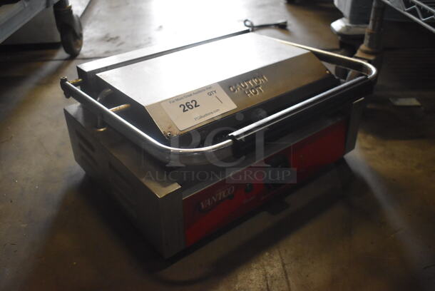 Avantco SG-811EB Commercial Stainless Steel Electric Countertop Panini Grill. 120V.  Tested and Working! - Image 2 of 6