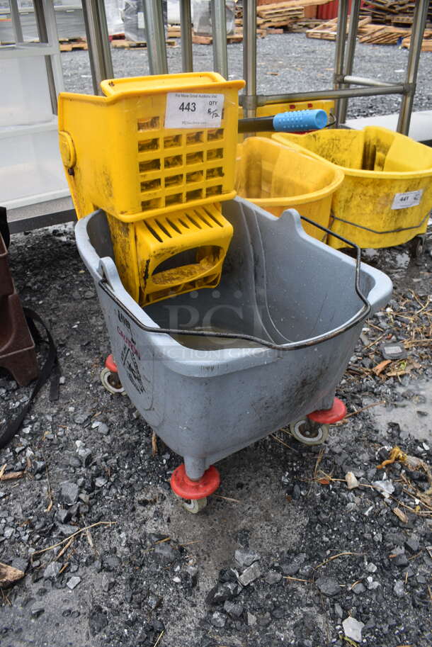 Mop Bucket and Wringer Combo on Wheels - Image 2 of 4
