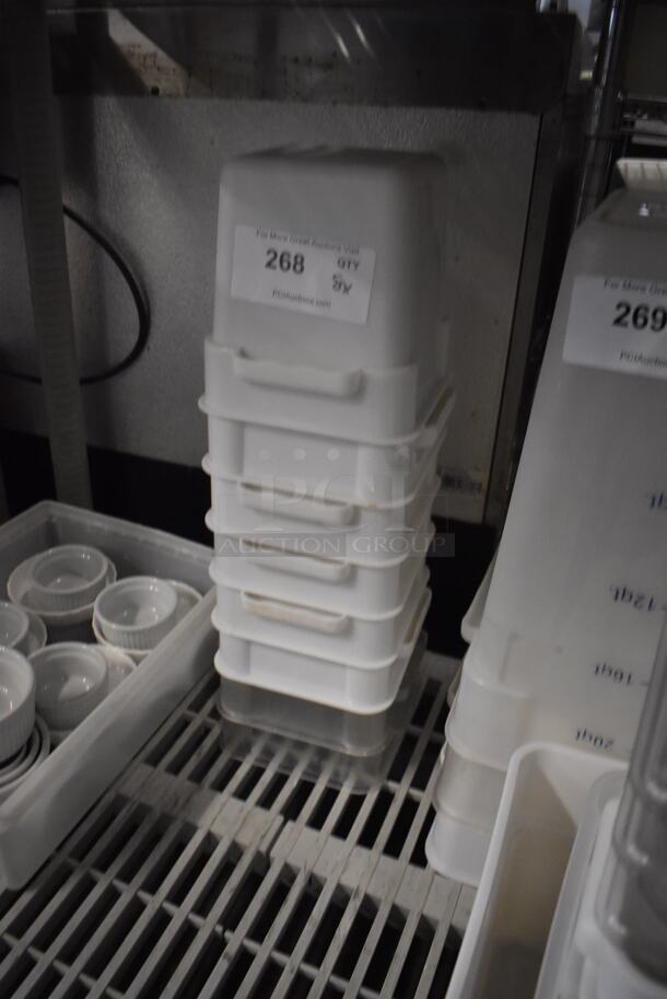 8 Storage Containers Including White and Clear. 8 Times Your Bid!  - Image 3 of 3