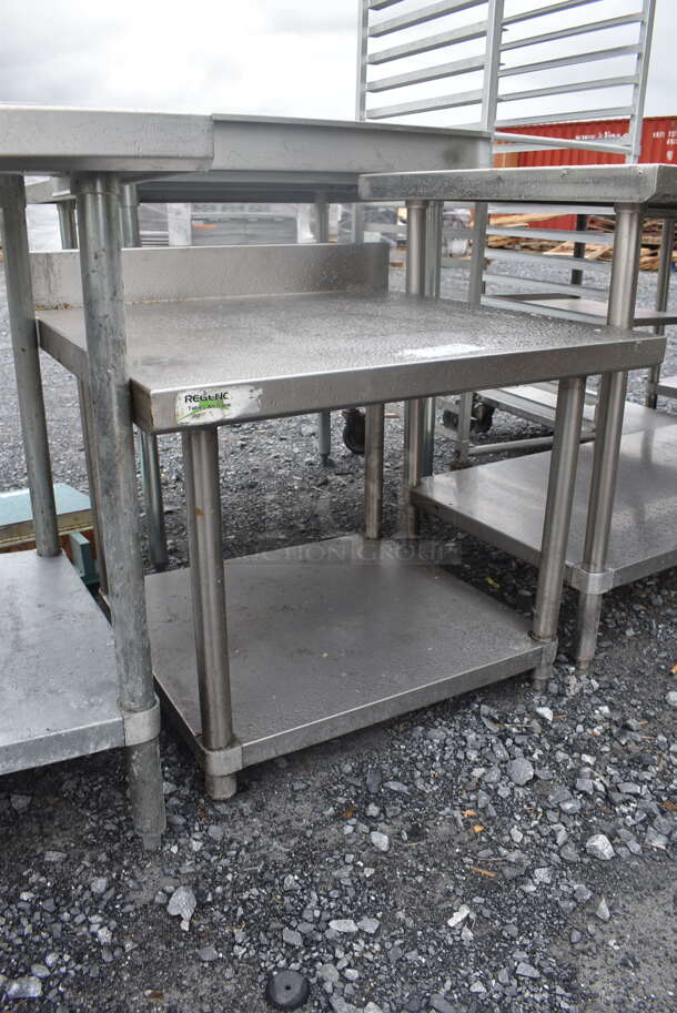 Regency Stainless Steel Table with Undershelf - Image 2 of 5