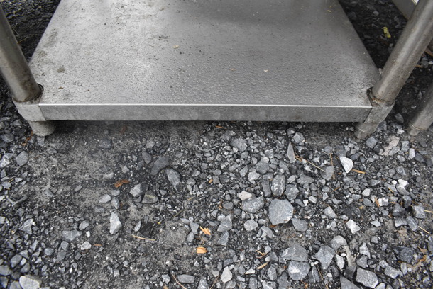 Regency Stainless Steel Table with Undershelf - Image 5 of 5