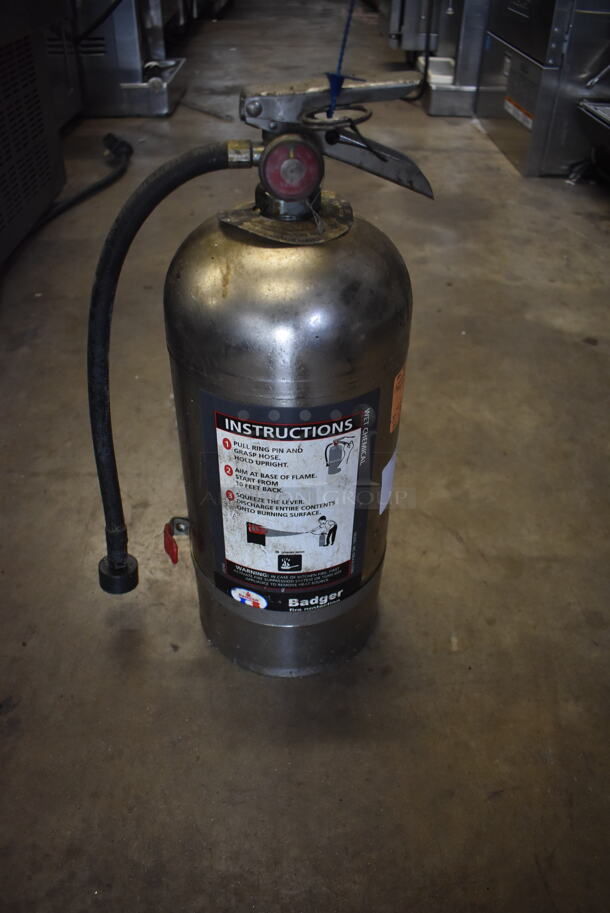 Badger WC-100 Wet Chemical Fire Extinguisher. Buyer Must Pick Up-We Will Not Ship This Item. 