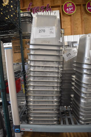 18 Vigor Steel Steam Table Drop-In Bins. 18 Times Your Bid! 