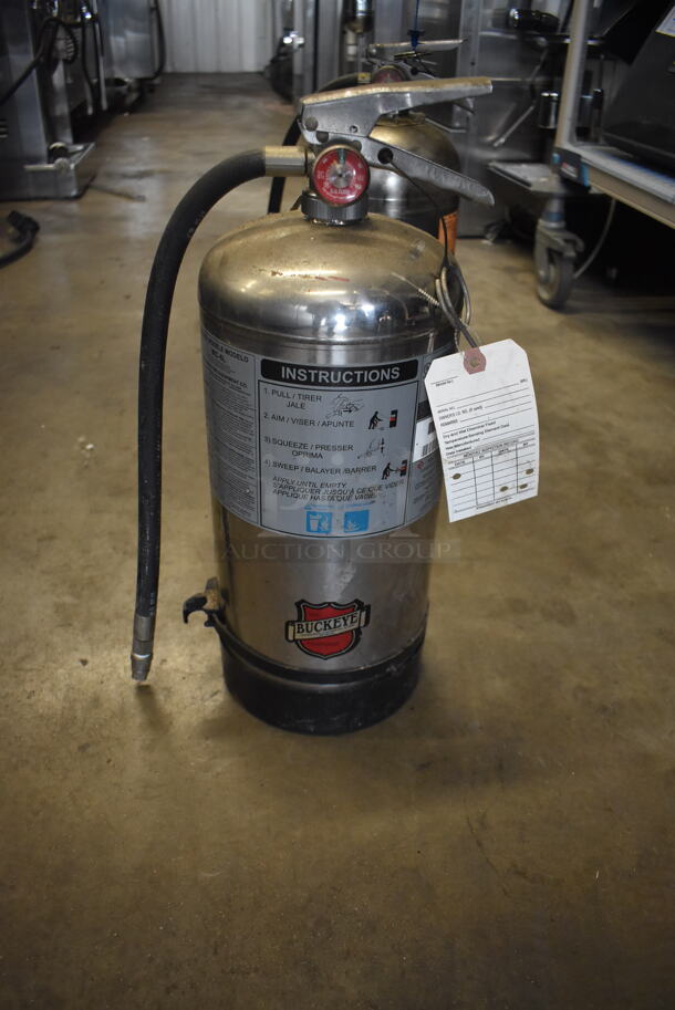 Buckeye WC-6L Fire Extinguisher. Buyer Must Pick Up-We Will Not Ship This Item. 
