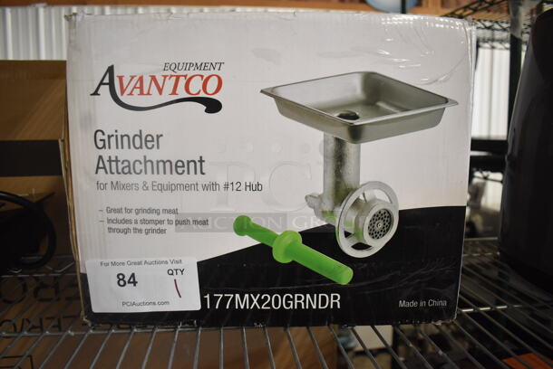 BRAND NEW SCRATCH AND DENT! Avantco Grinder Attachment For Mixers and Equipment With #12 Hub. - Image 2 of 5