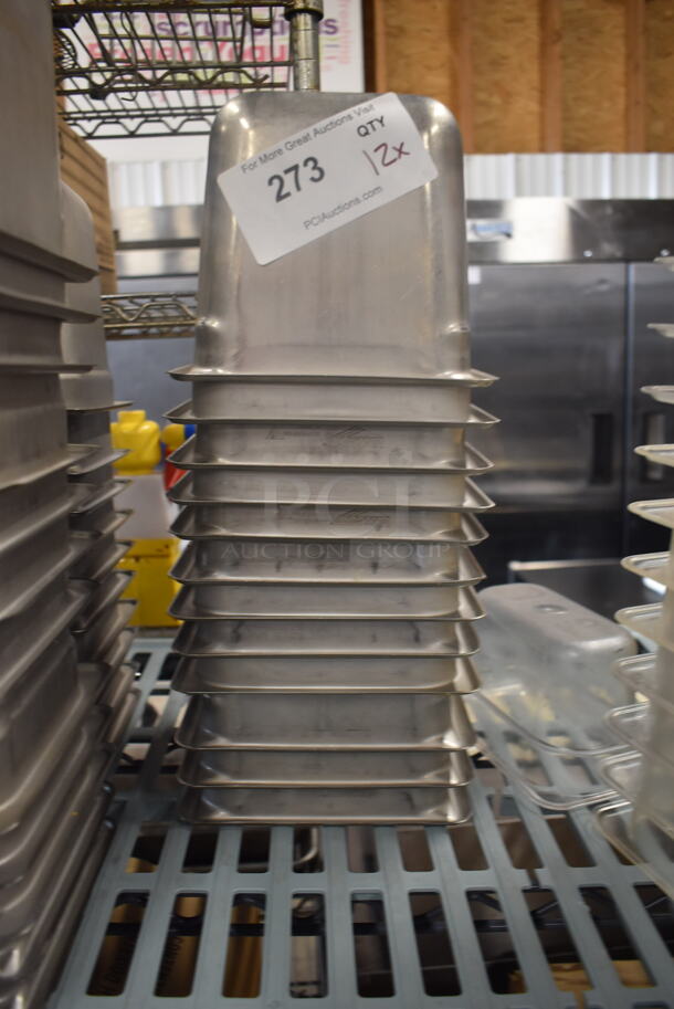 12 Steel Steam Table Drop-In Bins. 12 Times Your Bid!  - Image 1 of 3