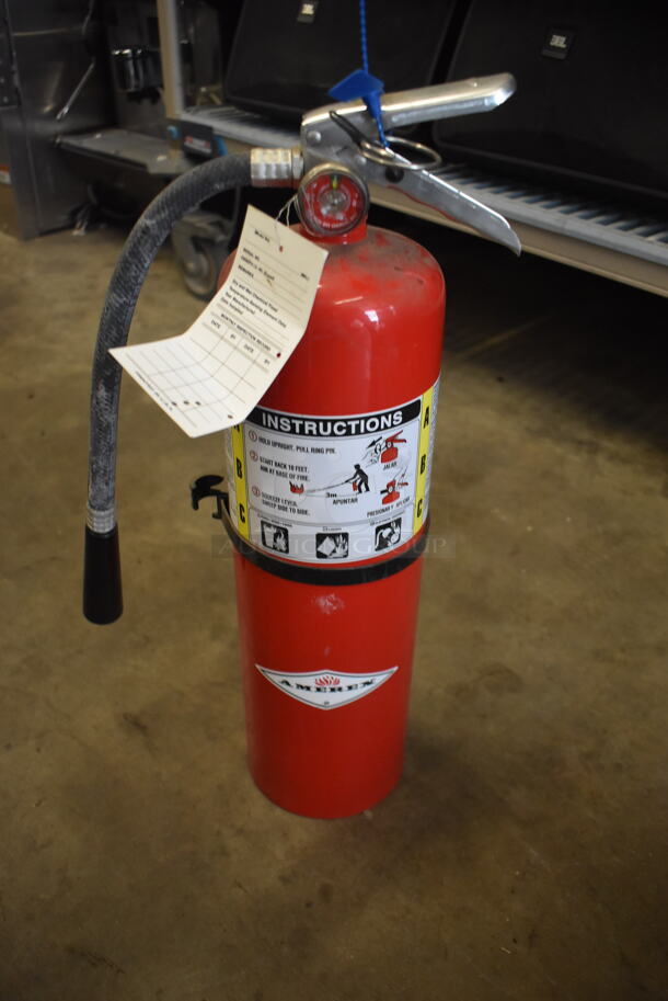 Ameren B456 Dry Chemical Fire Extinguisher, Red. Buyer Must Pick Up-We Will Not Ship This Item.  - Image 1 of 3