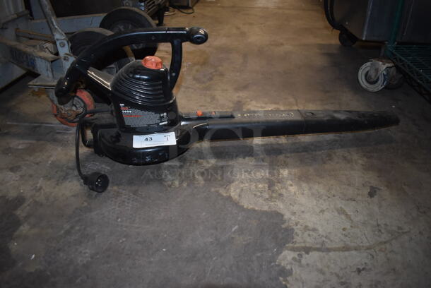 Black+Decker BV3100 Electric Powered Black Hand Held Blower. 120V. Tested and Working! - Image 2 of 3