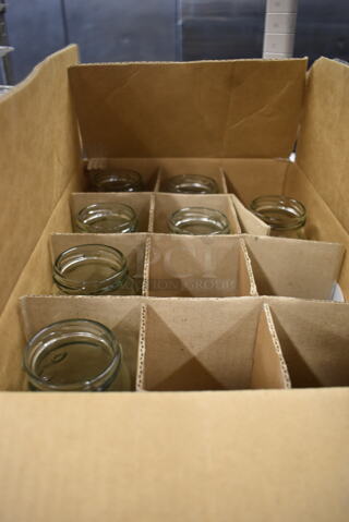 7 Glass Mason Jars. 7 Times Your Bid! 