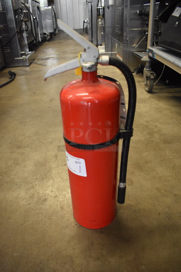 Badger Dry Chemical Extinguisher, Red. Buyer Must Pick Up-We Will Not Ship This Item.  - Image 2 of 3