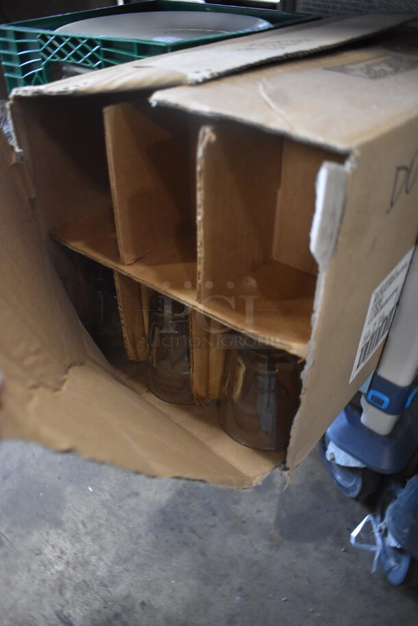 ALL ONE MONEY! Lot of White Plates, Drinking Glasses, AND Steel Ladles.   - Image 3 of 3