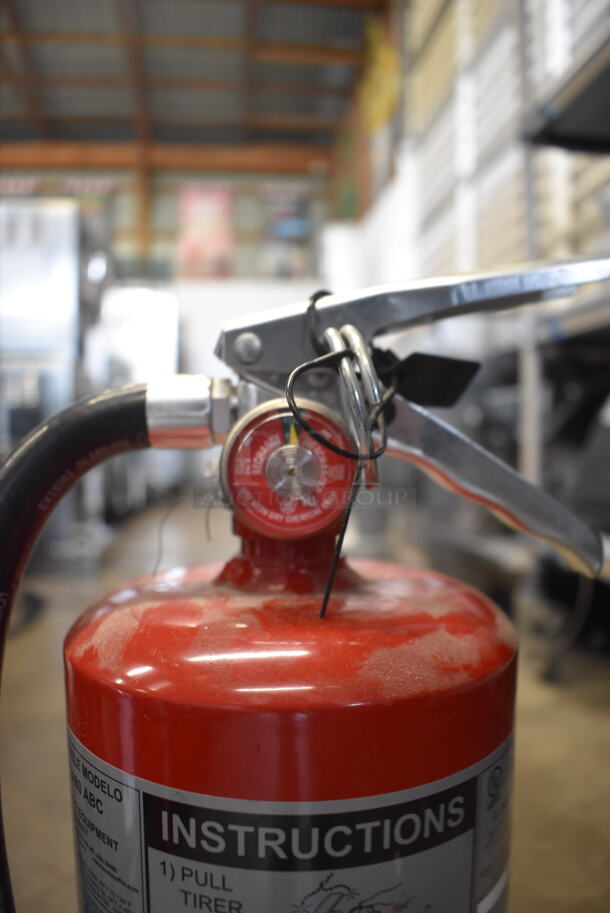JL Fire Extinguisher, Red. Buyer Must Pick Up-We Will Not Ship This Item.  - Image 3 of 3