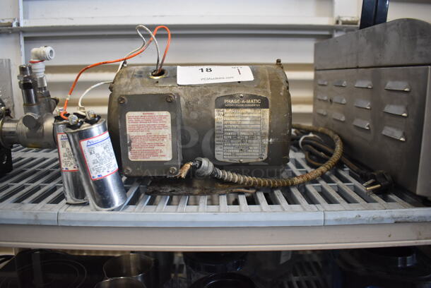 Phase-A-Matic Rotary Phase Converter. 209-230V/3 Phase. - Image 1 of 5