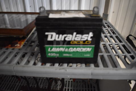Duralast Gold Lawn and Garden Battery.435CA, 350CCA