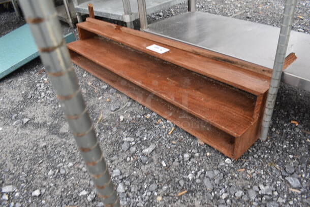 Wooden 2 Tier Shelf - Image 3 of 3