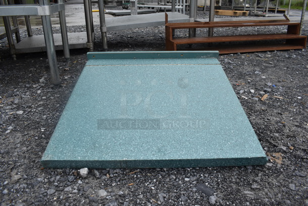 Green Granite Style Liftable Counter