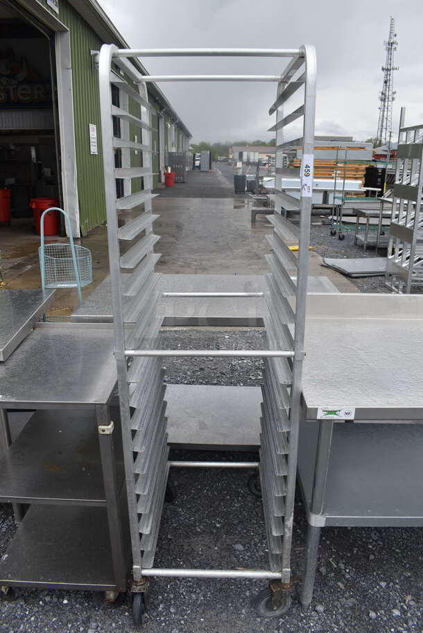 Metal Full Size Transport Rack on Casters - Image 1 of 4