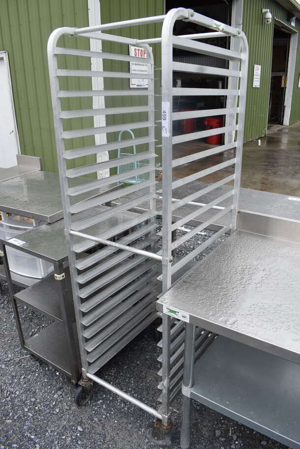 Metal Full Size Transport Rack on Casters - Image 3 of 4