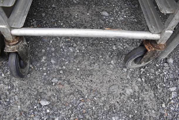 Metal Full Size Transport Rack on Casters - Image 4 of 4