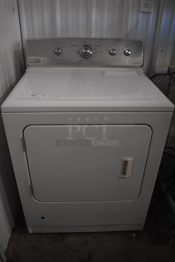 Maytag MGD5820TWD Electric Swing Door Dryer, White. 115V, 1 Phase. - Image 1 of 5