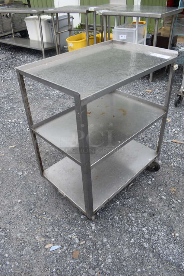Metal 3 Tier Cart on Casters - Image 2 of 4