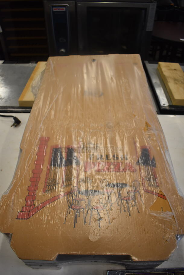 ALL ONE MONEY! Lot of Brand New Folded Pizza Boxes.  - Image 1 of 2