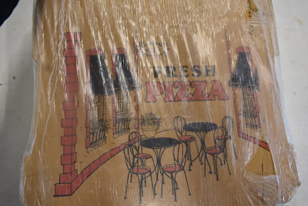 ALL ONE MONEY! Lot of Brand New Folded Pizza Boxes.  - Image 2 of 2