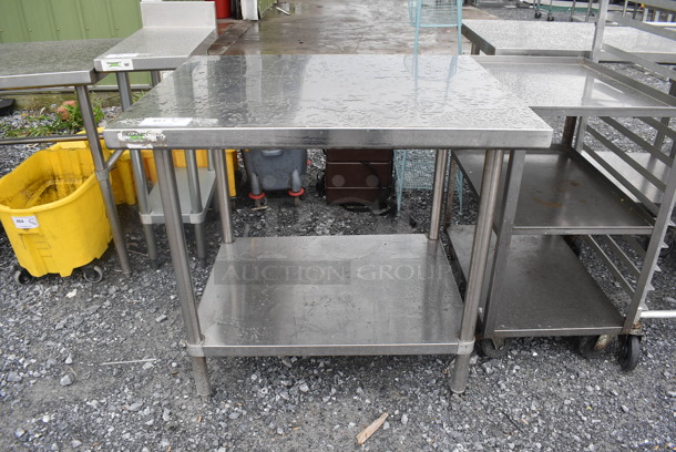Regency Stainless Steel Table with Undershelf