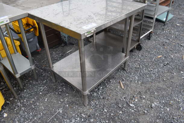 Regency Stainless Steel Table with Undershelf - Image 2 of 5