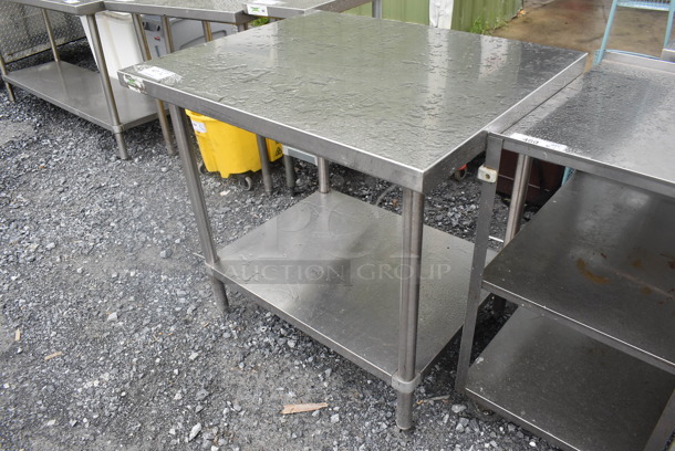 Regency Stainless Steel Table with Undershelf - Image 3 of 5