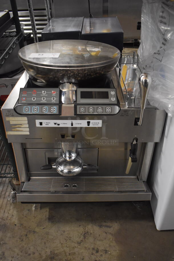 Thermoplan Mastrena Stainless Steel Commercial Countertop Automatic Single Group Espresso Machine w/ Steam Wand. 208 Volts 1 Phase - Image 1 of 5