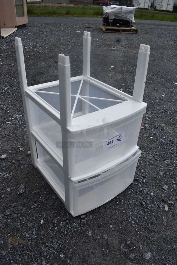 Plastic 2 Drawer Storage Organizer - Image 2 of 5