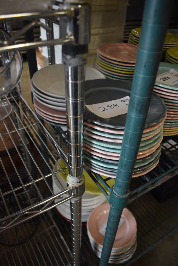 21 Homer Laughlin Pastel Dishes in Gray, Pink and Green. 21 Times Your Bid!  - Image 2 of 3