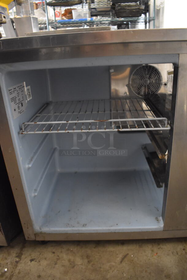 Delfield Undercounter Cooler With Metal Shelves. Missing Doors. 115 Volts 1 Phase Tested and Powers On But Does Not Get Cold - Image 3 of 4
