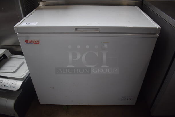Galaxy 177CF7 Electric Chest Freezer, White. 115V. Tested and Working!