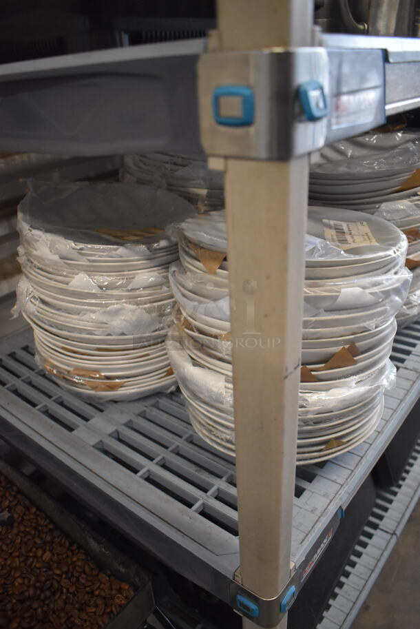 ALL ONE MONEY! Lot of 50 Aster Matte White Pasta Bowls - Image 2 of 3