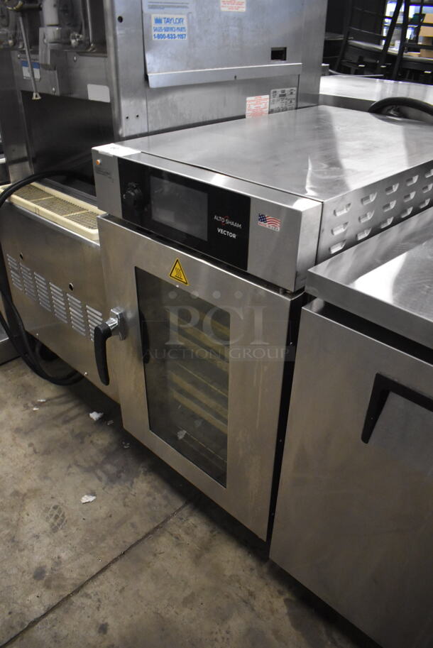 2017 Alto-Shaam VMC H3 Vector Commercial Stainless Steel Electric Multi-Cook Oven With Steel Racks. 208-240V, 1 Phase.  - Image 3 of 6