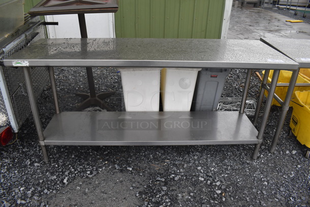 Stainless Steel Table with Undershelf