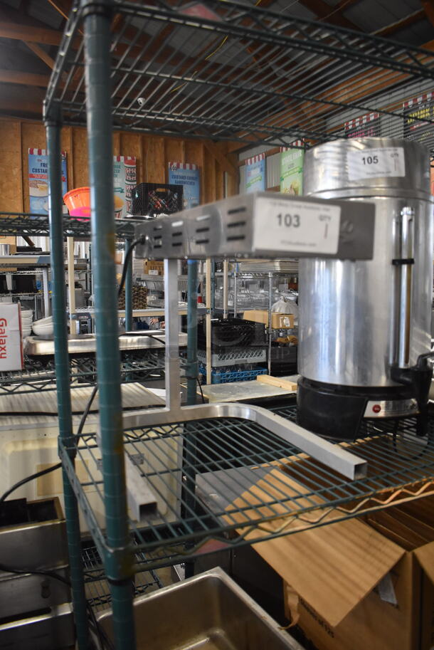 Stainless Steel Heat Lamp. 115 Volts 1 Phase Tested and Working! - Image 2 of 4